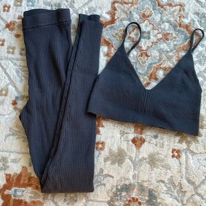 H&M legging and bralette set